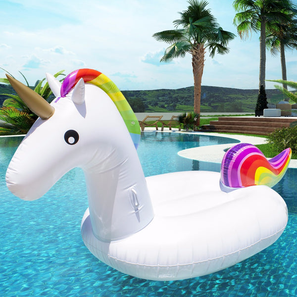 GIANT INFLATABLE UNICORN POOL FLOAT – Slim Wallet Company