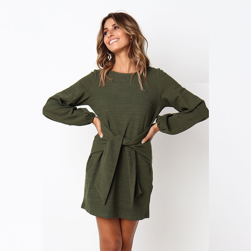 Spring Avocado Dress – Slim Wallet Company